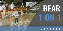 Bear 1 on 1 Defensive Drill with Dusty May - University of Michigan