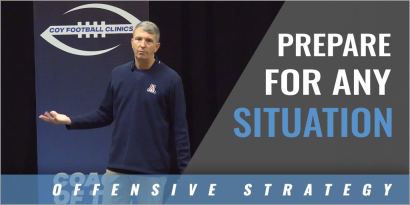 Practice Situational Football with Brent Brennan - Univ. of Arizona