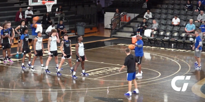 Team Practice with Cornell Mann - Grand Valley State Univ.