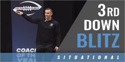 3rd Down Blitz/Coverage Period with Spencer Danielson - Boise State Univ.