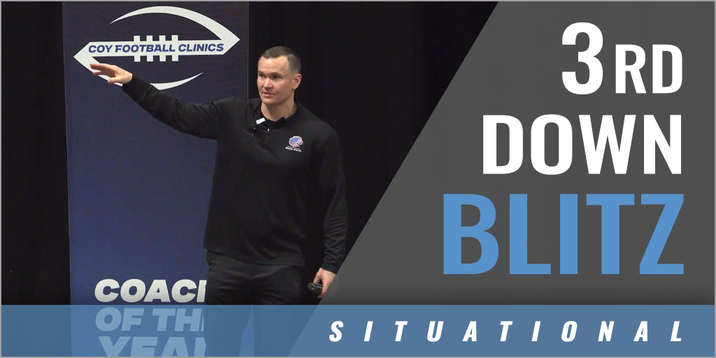 3rd Down Blitz/Coverage Period with Spencer Danielson - Boise State Univ.