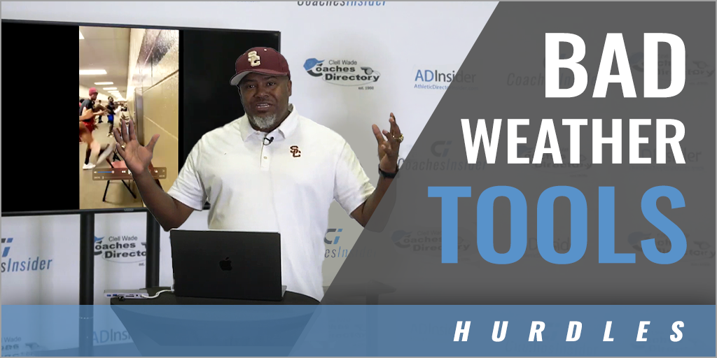 Inclement Weather Coaching Tools: Folding Chair Hurdles with Shelton Ervin - Summer Creek HS (TX)