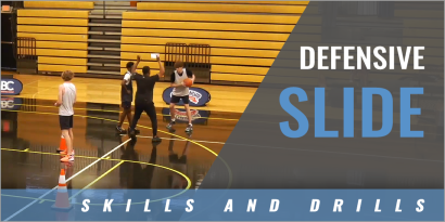 Defensive Slide Drill with Justin Gray - Coastal Carolina Univ.