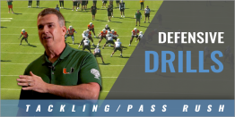 Defensive Drills with Mario Cristobal - University of Miami