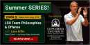 SUMMER Series: Full Video Releases!  LSU Team Philosophies & Offense with Lane Kiffin – Louisiana State Univ.