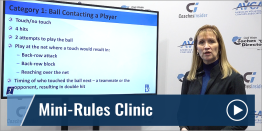Mini-Rules Clinic with Julie Voeck - NCAA Secretary Rules Editor