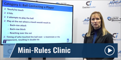 Mini-Rules Clinic with Julie Voeck - NCAA Secretary Rules Editor