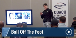 Ball Off The Foot Punt Block Drill with Geron Hargon - Univ. of Central Florida