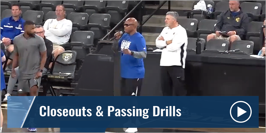 Warmups: Closeouts & Passing Drills with Cornell Mann - Grand Valley State Univ.