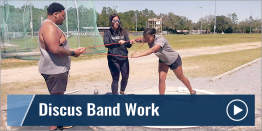 Discus Band Work with Emily Webb - Niceville High School (FL)