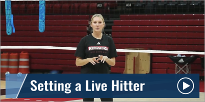Setting a Live Hitter with Kelly Hunter - Univ. of Nebraska
