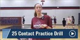 25 Contact Practice Drill with Nancy Dorsey - St. James Academy (KS)
