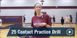 25 Contact Practice Drill with Nancy Dorsey - St. James Academy (KS)