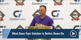 Catching: Know What Knee Your Catcher is Better Down On with Josh Jordan - Louisiana State Univ.