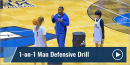 1-on-1 Man Defensive Drill with Michael Thomas – West Brook High School (TX)