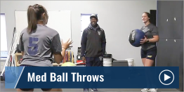 Hitting: Med Ball Throws for Developing Rotational Power with Garland Shirley - Clarke Univ.