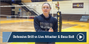 Defensive Drill vs. Live Attacker & BOSU Ball with Kaylee Prigge – Univ. of Wyoming