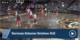Hurricane Defensive Rotations Drill with Kate Achter - Western Michigan Univ.