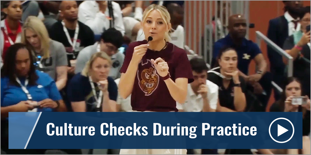 Culture Checks During Practice with Molly Miller - Arizona State Univ.