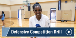 Defensive Competition Drill with Stephanie Desmarais - Johnson High School (TX)