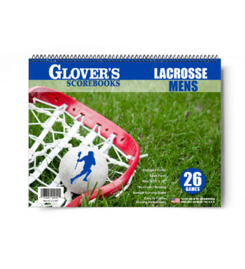 Glover's Mens Lacrosse Scorebook - 26 Games