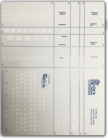 Football Template / Stencil (Large)