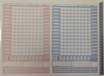 Glover's Baseball Side-by-Side Scorebook (30 games) - Image 2